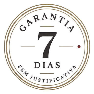 Selo: garantia incondicional de 7 dias, sem justificativa